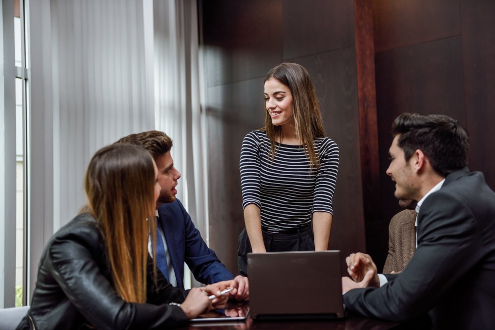 Meeting room discussion